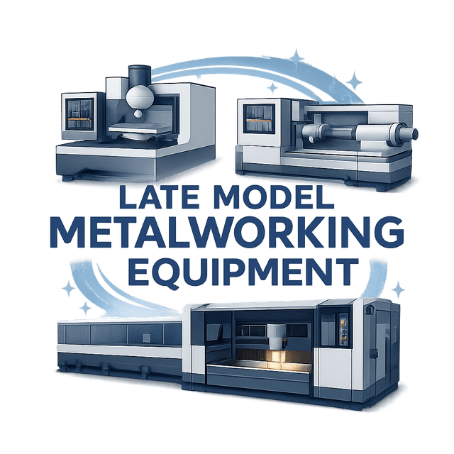 Late Model Metalworking Equipment