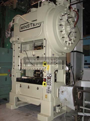Used 1979 Minster P2-150-54 Straight-Side Geared Design High Speed Presses, High Speed