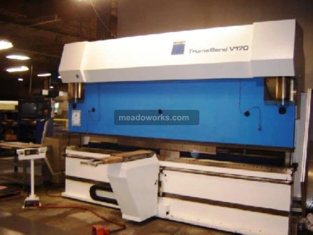 Used 1997 Trumpf TRUMABEND V170 CNC Hydraulic Press Brake Press Brakes