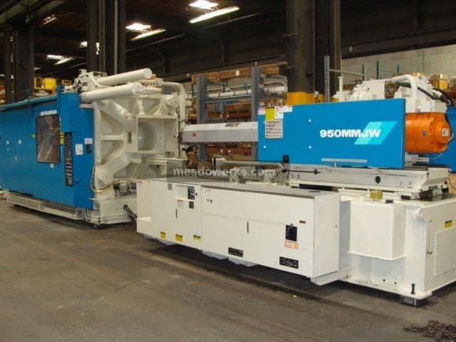 Used 2001 Mitsubishi 950MMJW-160 Injection Molding Machines: Horizontal