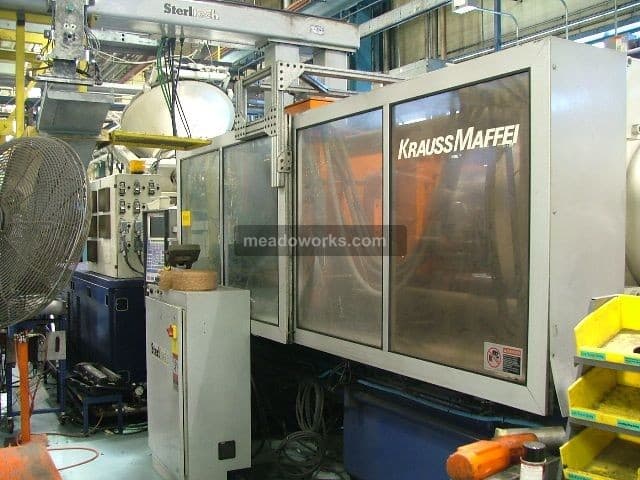 Used 1997 Krauss Maffei KM420-2300 B2/P Thermoset Press Injection Molding Machines: Thermoset