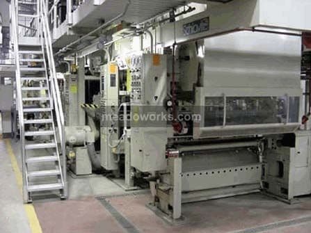 Used 1992 Schiavi 5-Layer CO-Extrusion Laminator Extrusion Laminators
