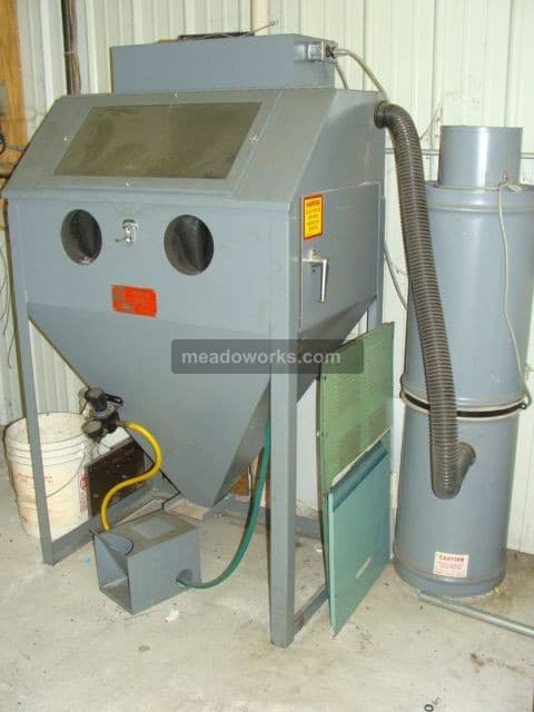 Used Trinco 36/BP Dryblast Cabinet with Dust Collector Dry Blast Cabinet