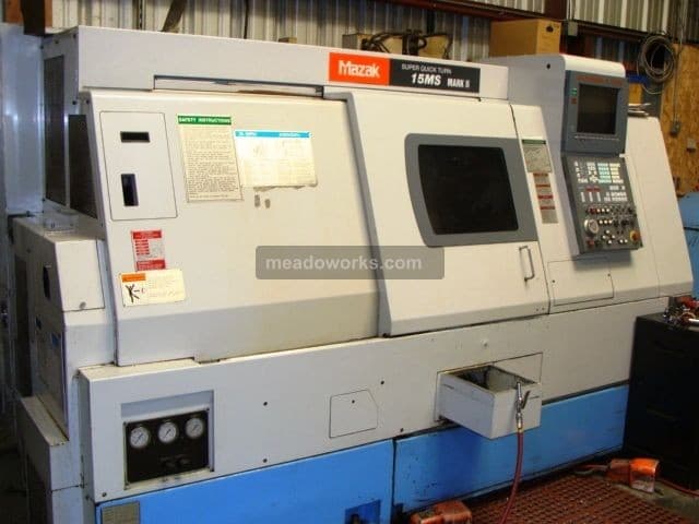 Used 1997 Mazak SQT-15MS MARKII w/Sub Spindle Lathes, CNC