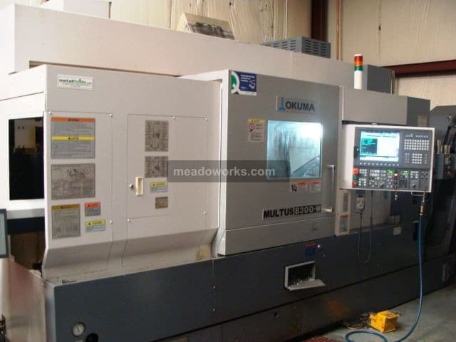Used 2007 Okuma Multas B300-W 7-Axis CNC Turning & Milling Center Lathes, CNC