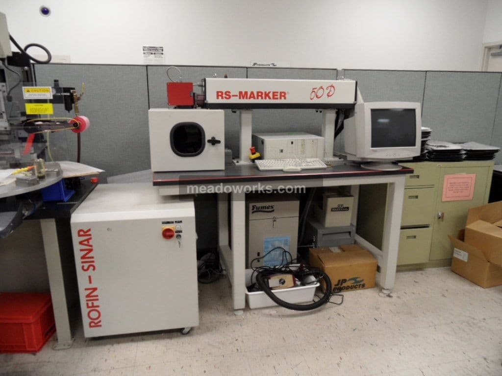 Used 2000 Rofin-Sinar RS Marker 50D Laser Etchers