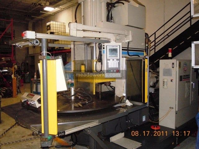 Used 1997 Cincinnati Milacron Vector CH 150-R Injection Molding Machines: Vertical