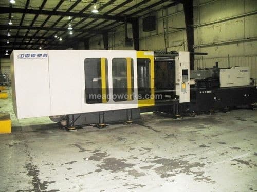 Used 2002 Chen De CJ750M3 Injection Molding Machines: Horizontal