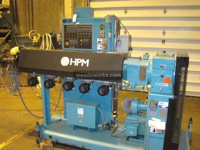 Used 2000 HPM 2.5 Prodex II 30.1 Extruders: Single Screw