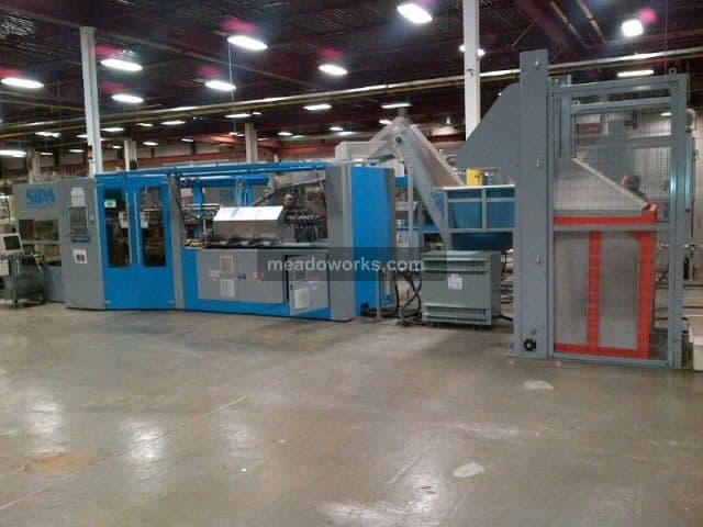 Used 2007 Sipa SFL-4 Linear Blowmolder Blow Molding: Reheat & Stretch