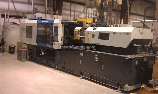 Used 2008 Woojin NE310 Injection Molding Machines: Horizontal