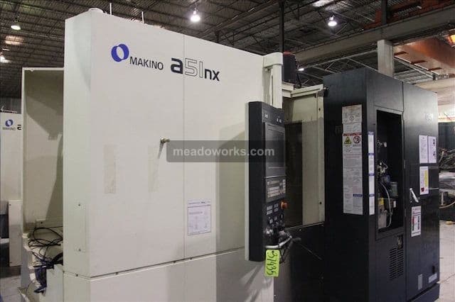 Used 2016 Makino A51NX 4-Axis Machining Centers, Horizontal