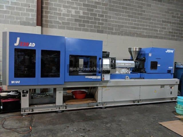 Used 2016 JSW J220AD-460H - Wide Platen Injection Molding Machines: Horizontal