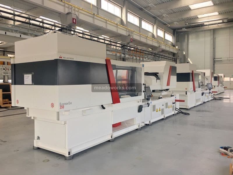 Used 2017 Milacron Elektron EVO 350 - All Electric Injection Molding Machines: Horizontal