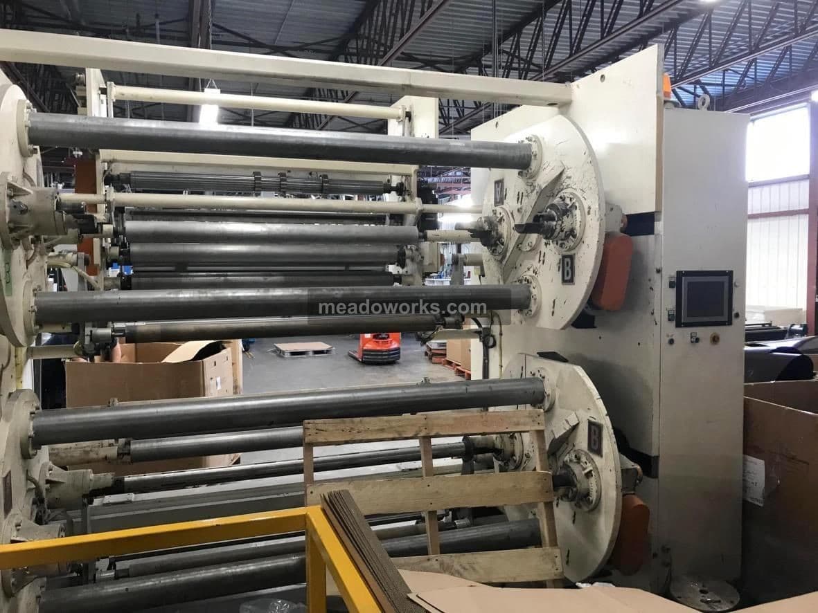 Used Davis-Standard 60" Duplex Winder Downstream Extrusion
