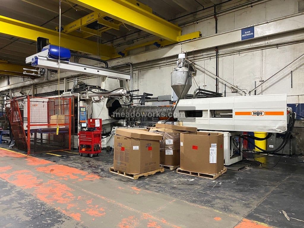 Used 2004 MIR HMPC-1800 Injection Molding Machines: Horizontal