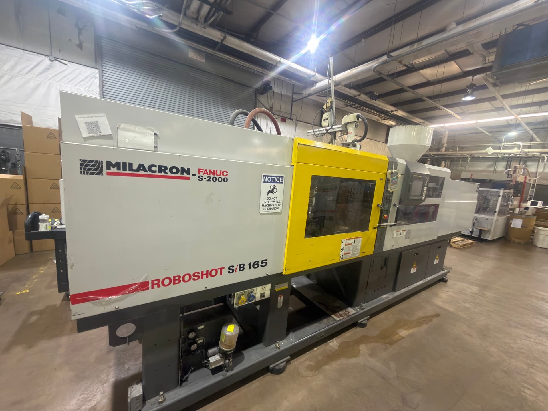 Used 2005 Milacron RoboShot SiB 165 Injection Molding Machines: Horizontal
