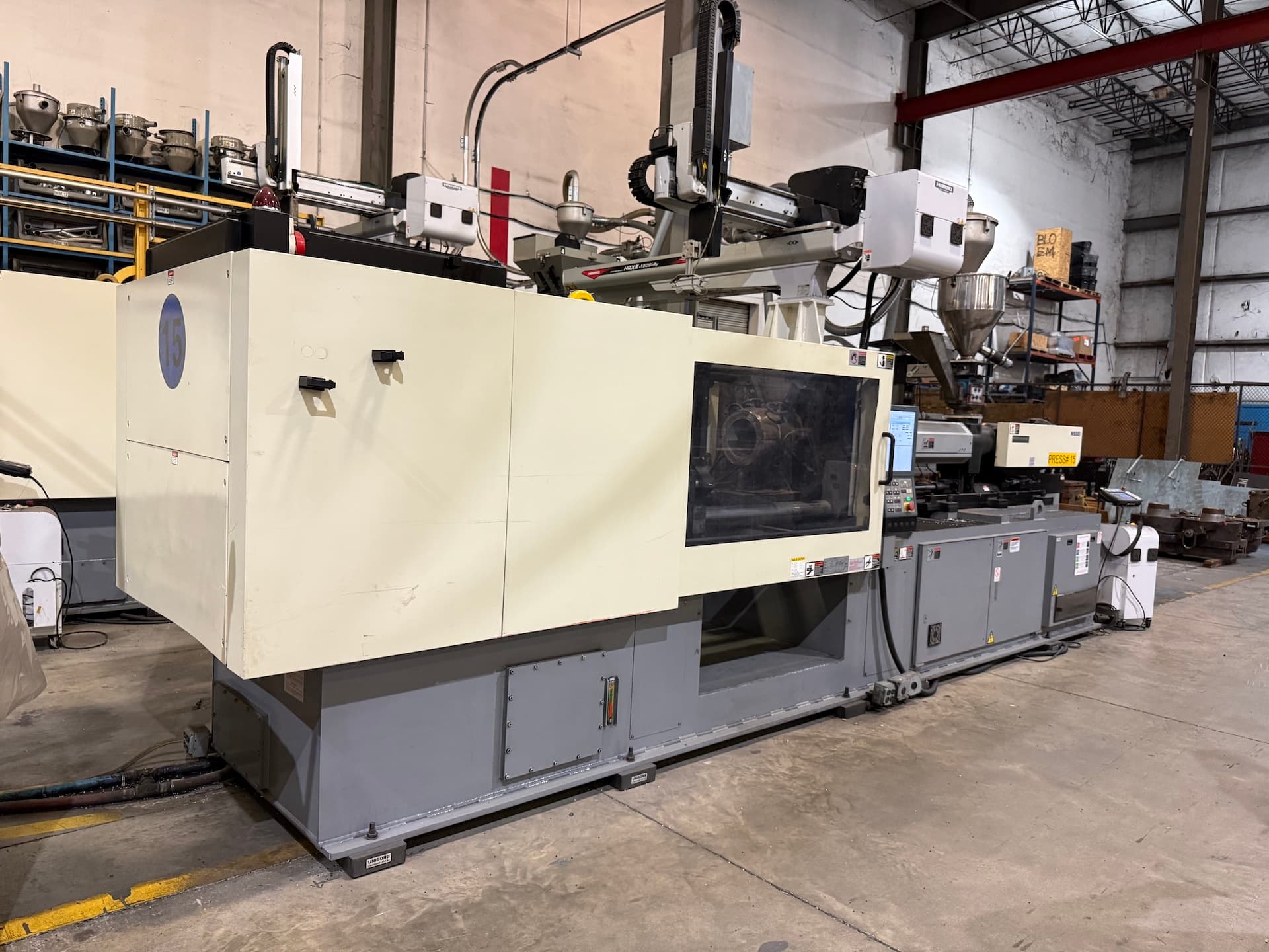 2020 Nissei 237 Ton Injection Molding Press w/Transformers, New in 2020