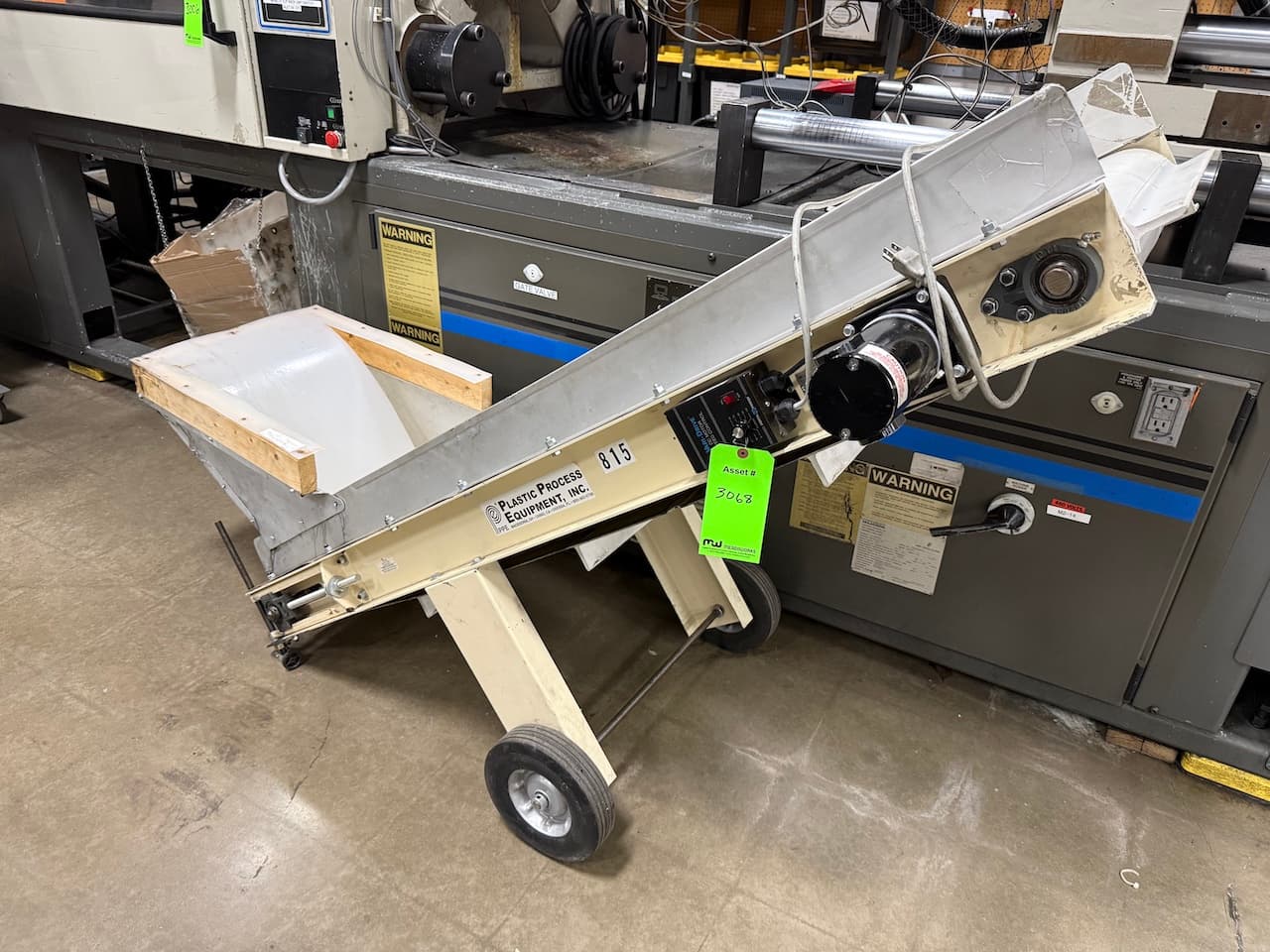 Used Plastic Process Equipment Conveyors