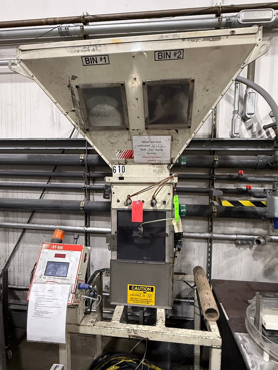 Used M-tek Exac-U-Batch Series 4 GXB Material Blenders
