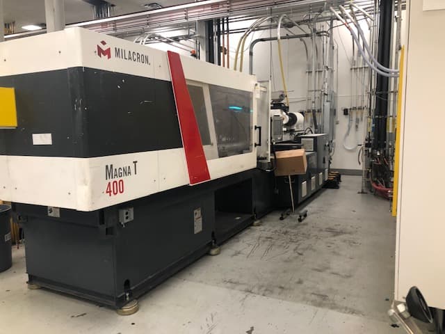 Used 2018 Milacron MTs-400-60.7 Injection Molding Machines: Horizontal
