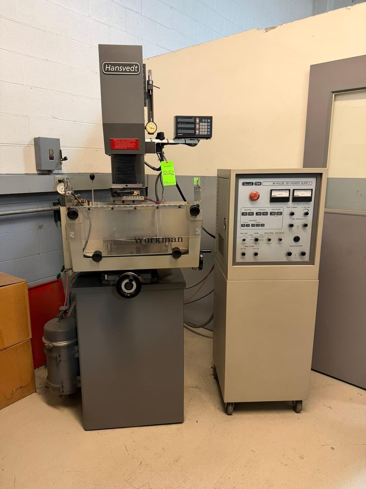 Used Hansvedt 201 Sinker / Ram EDM