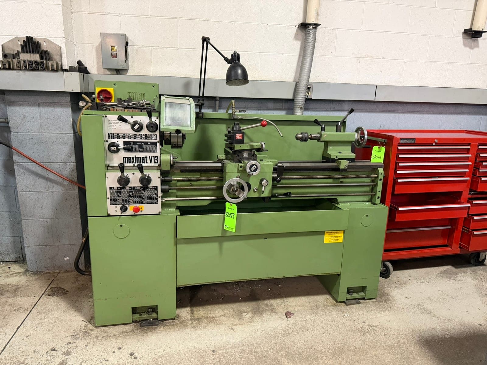 Used Emco Maximat V13 Lathes, Engine