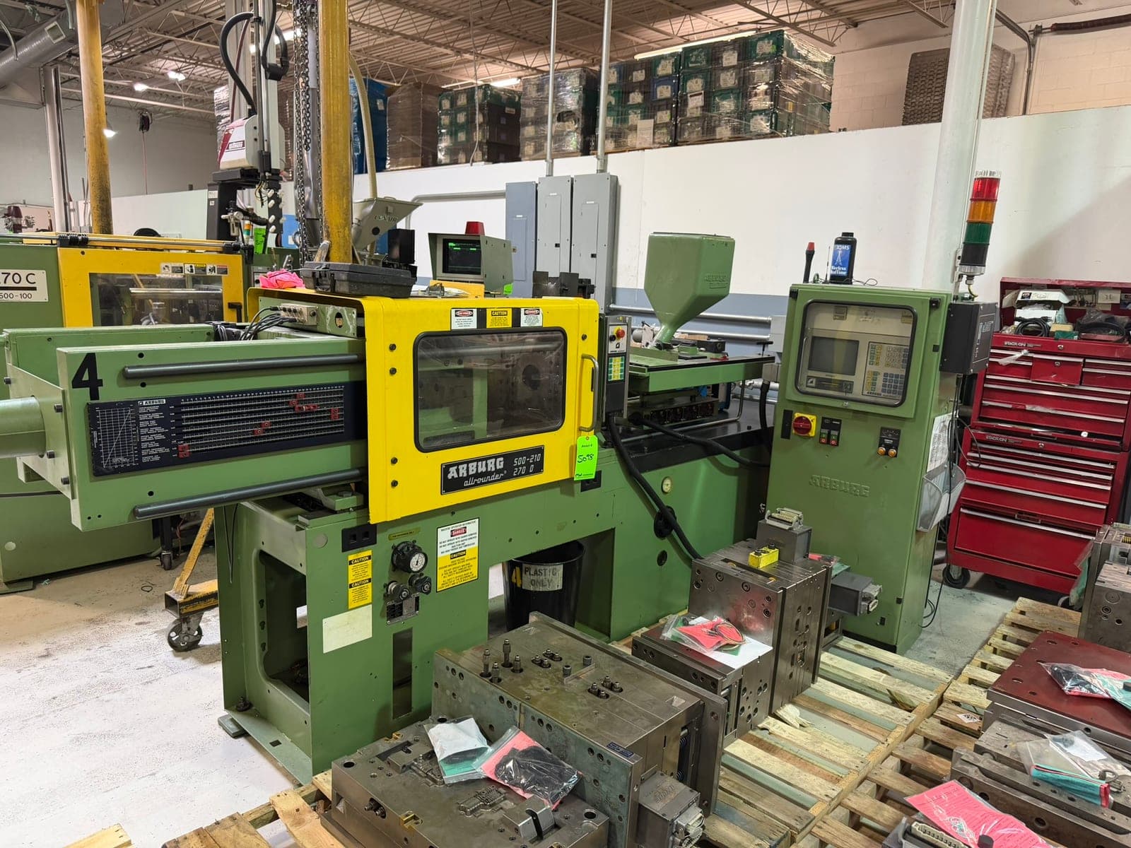 Used 1988 Arburg Allrounder 270-210-500 D Injection Molding Machines: Horizontal