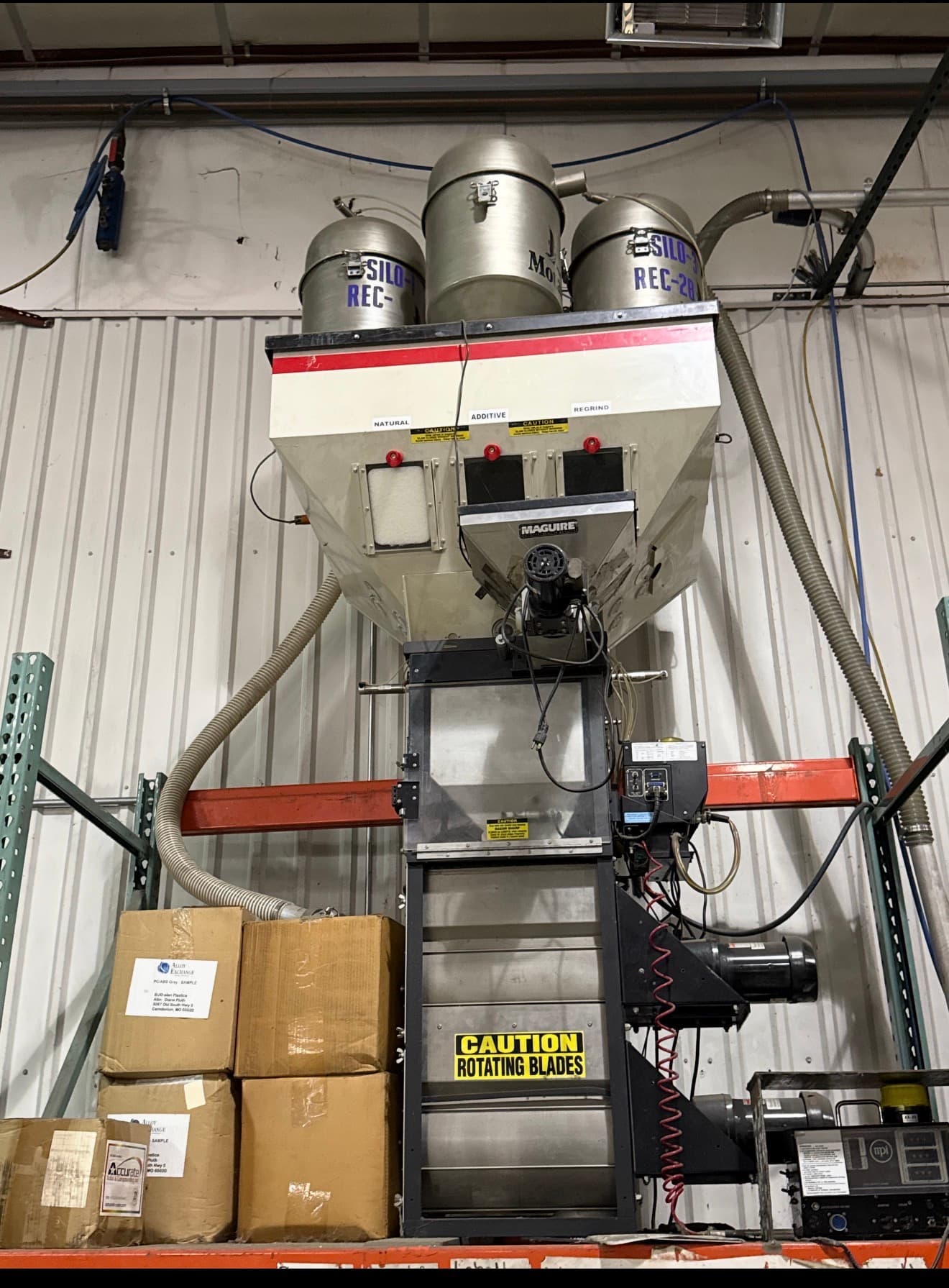 Used 2001 Maguire WSB 1840 Material Blenders