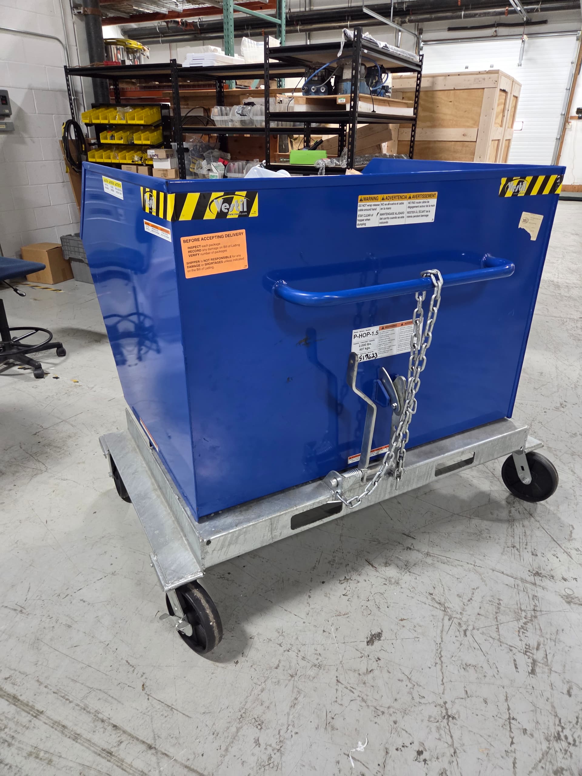 Used 2020 Vestil P-HOP-1.5 Containers & Totes
