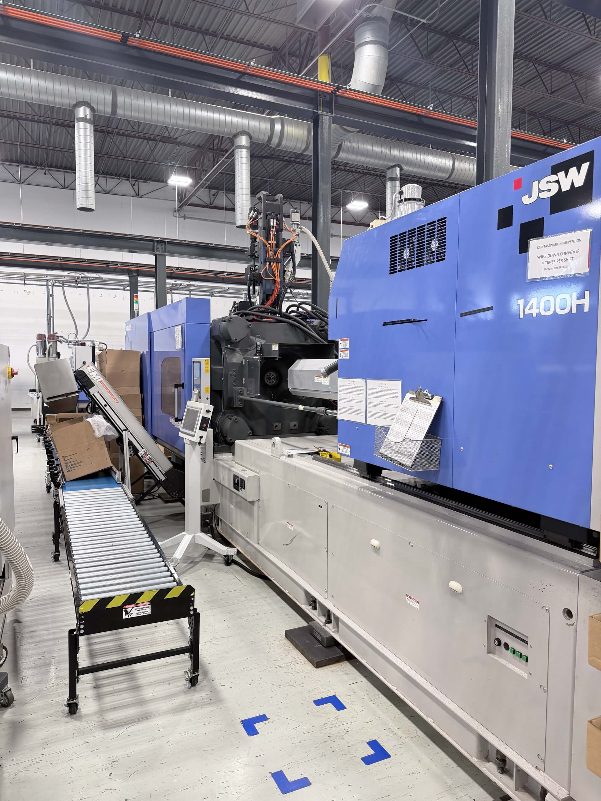 Used 2019 JSW J450ADS-1400H Injection Molding Machines: Horizontal
