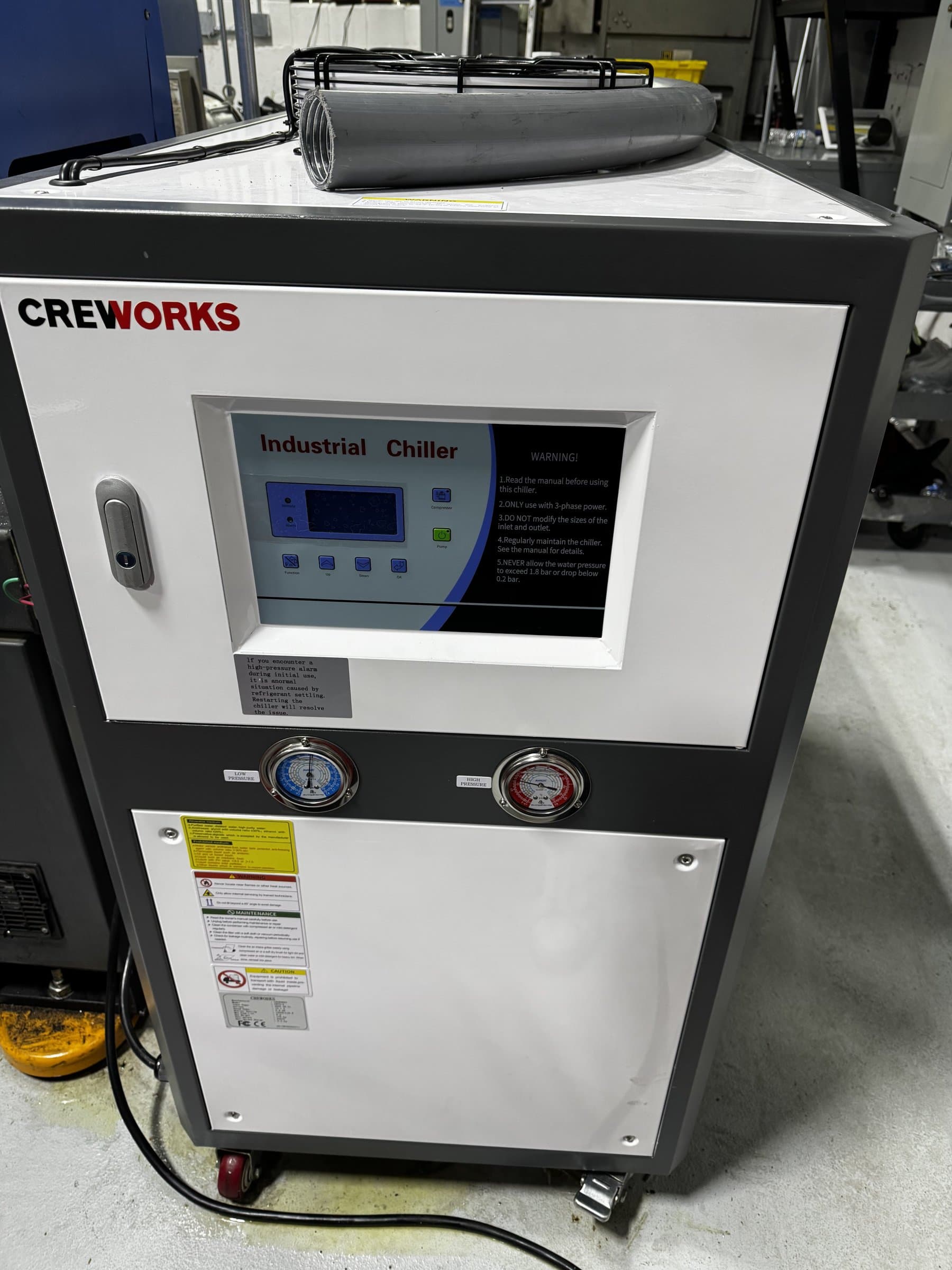 Used Creworks CWTH-5 Chillers