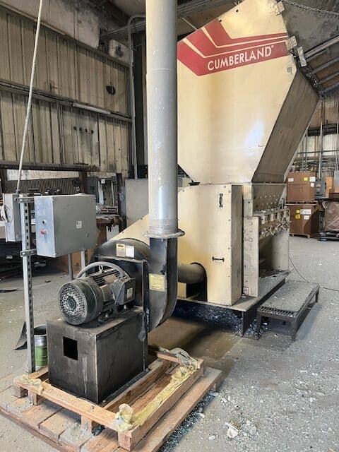 Used Cumberland X1400 Recycling Granulators