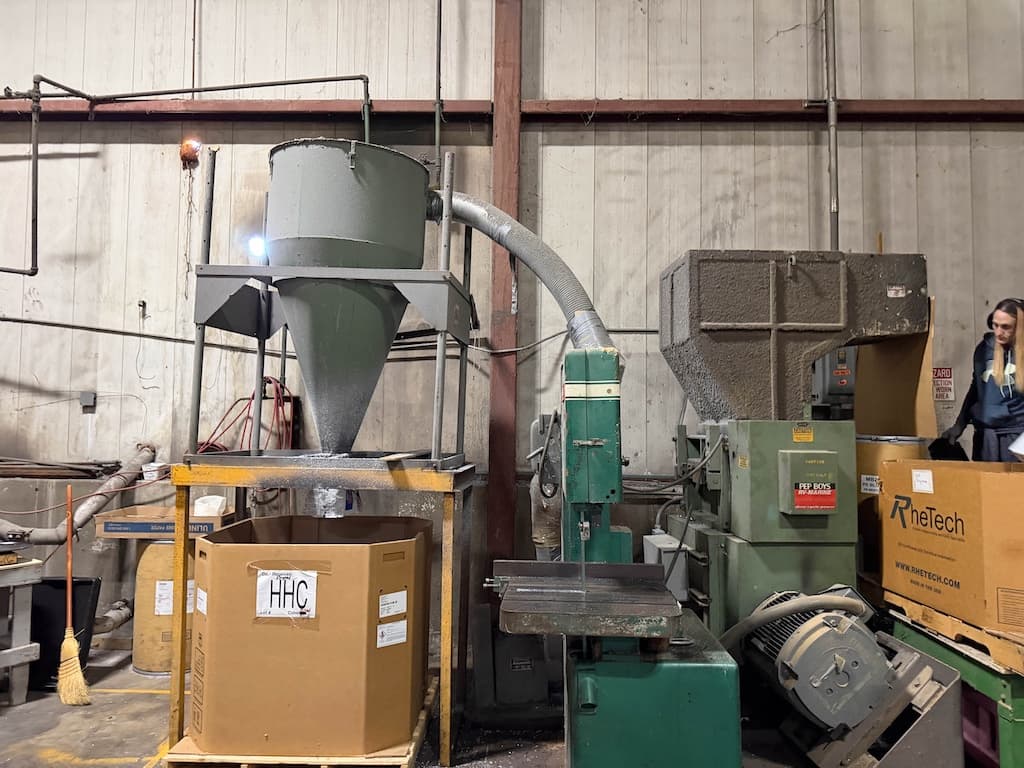 Used Beside-the-Press Granulators