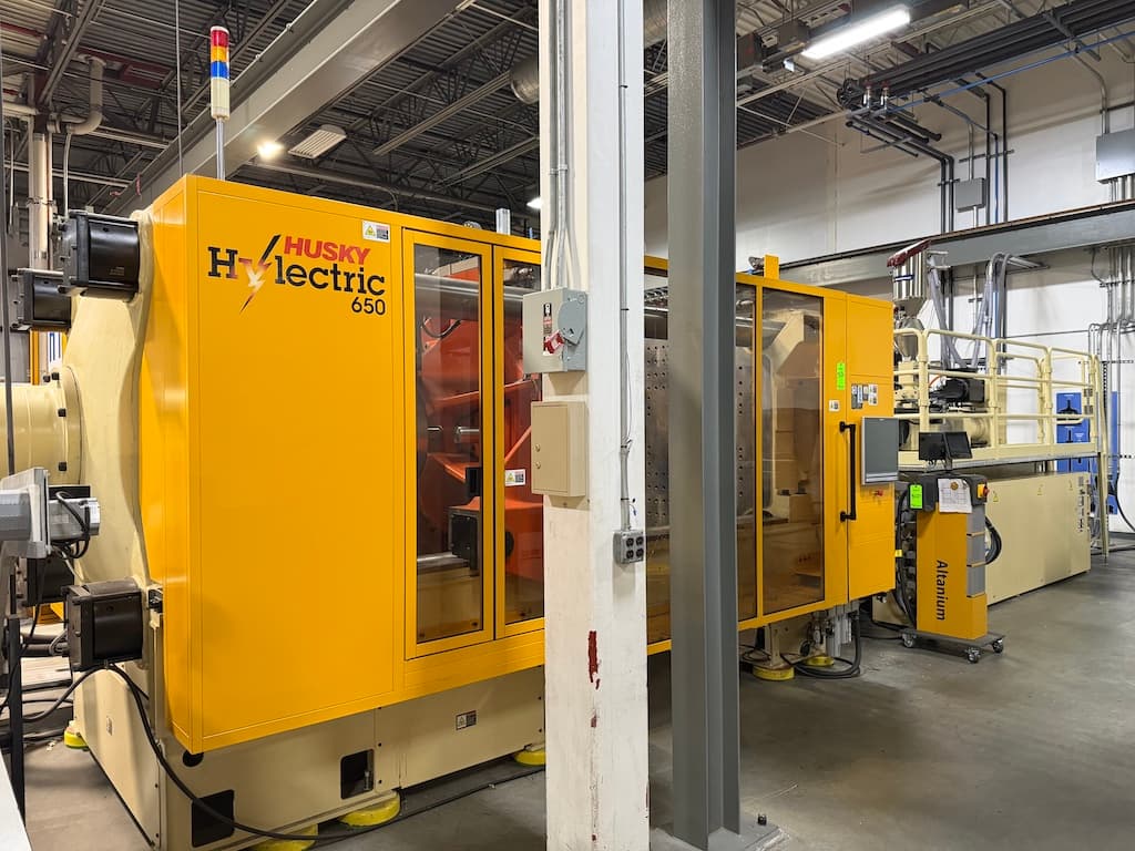 Husky 715 Ton Injection Molding Press, New in 2025