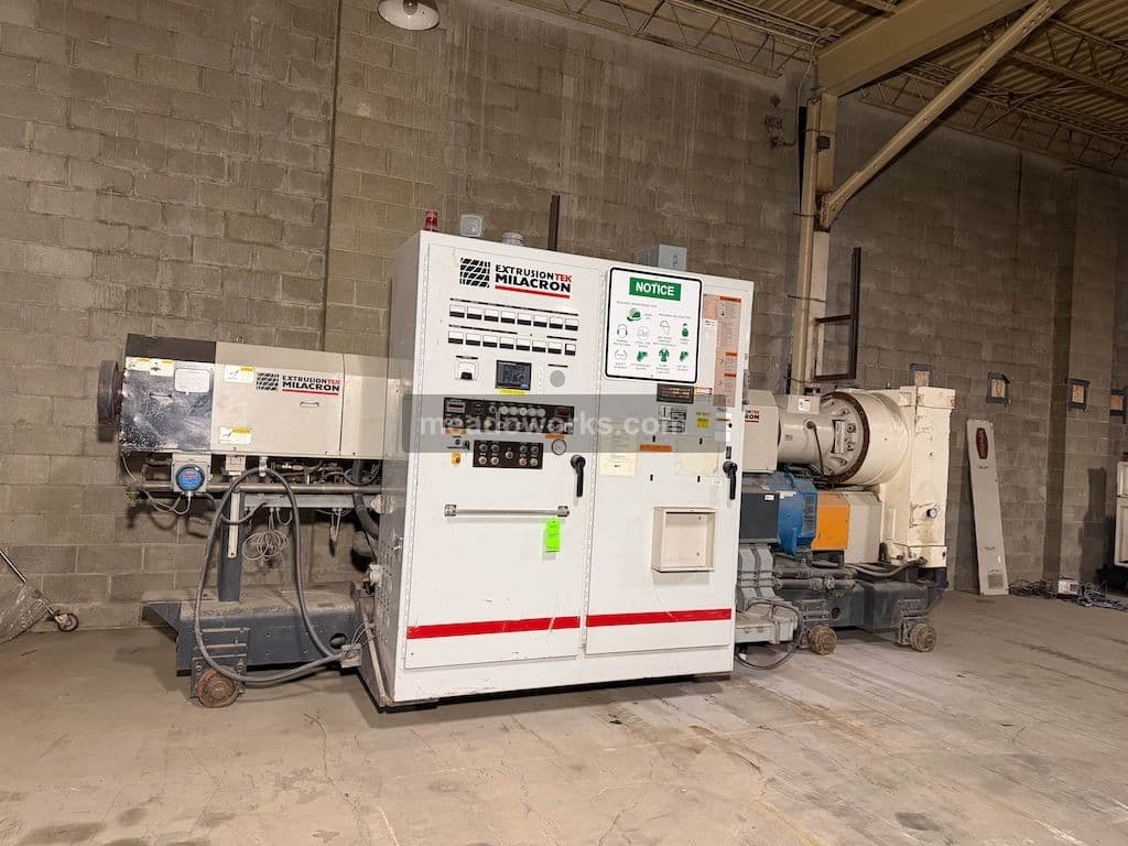 Used 2008 Milacron AK650 G 6.5" Extruder Extruders: Single Screw