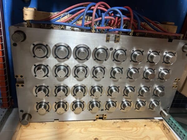 32 Cavity - 214 Necked-In Hook Overcap Mold - Image 3